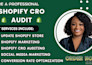shopify cro audit improve conversion rate update shopify store shopify seo